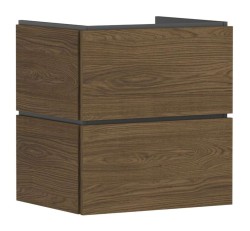 HANSGROHE - Xilesa E Umyvadlová skříňka, 62x58x47 cm, 2 zásuvky, kašmírový dub (54254550)