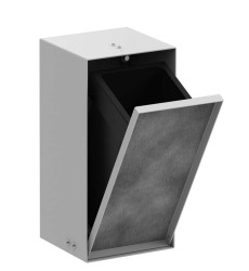 HANSGROHE - XtraStoris Rock Podomietkový odpadkový kôš 2,5 l, matná biela (56063700)