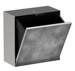 HANSGROHE - XtraStoris Rock Podomietkový odpadkový kôš 6 l, kefovaná oceľ (56090800)