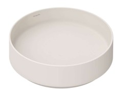 HANSGROHE - Xuniva Evo S Umývadlo na dosku, priemer 40 cm, bez prepadu, bez otvoru na batériu, matná béžová (60323780)