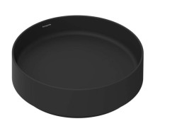 HANSGROHE - Xuniva Evo S Umývadlo na dosku, priemer 40 cm, bez prepadu, bez otvoru na batériu, matná čierna (60323670)