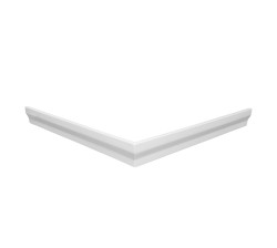 HOPA - Čelný panel k vaničke z liateho mramoru KERMEN - štvorec - Rozmer A - 90 cm, Rozmer B - 90 cm, Rozmer C - 10 cm (VANKKER9090CP)