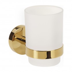 HOPA - Držiak kefiek, sklo - Farba - 21 - zlatá lesklá (KDBE161110012)