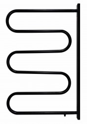 HOPA - Elektrický sušiak otočný - Farba - Čierna, Materiál - Komaxit, Rozmer radiátora - ES 3 - 35 x 865 x 580 mm, Výkon - 83 W (OLBES3OCER)