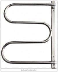 HOPA - Elektrický sušiak otočný - Rozmery sušiakov - ES 2 - 35 × 565 × 475 mm, nerez, 30 W (OLBES2ON)