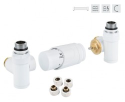 HOPA - INTEGRATO-SADA, rohový ventil (Z8) - Farba - Biela (RDINTEGSADAW)