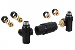 HOPA - INTEGRATO-SADA, rohový ventil (Z8) - Farba - Čierna (RDINTEGSADAB)