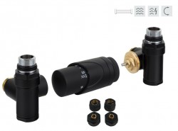 HOPA - INTEGRATO-SADA, rohový ventil (Z8) - Farba - Čierna (RDINTEGSADAB)