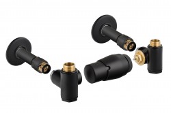 HOPA - INTER-SET, rohový ventil (Z8) - Farba - Čierna matná tmavá, Variant - Pravá (RDINTERSETRMB)