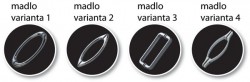 HOPA - Madlo sprchových dverí - Variant madiel - Variant 2 (BCMADLO03)