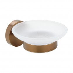 HOPA - Mydlenka sklenená - Farba - Ružové zlato brúsená (KDBE155108042)