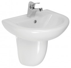 HOPA - Nástenné umývadlo COMPACT 60 - Polostĺp k umývadlu - Bez, Stĺp k umývadlu - Bez stĺpu (OLKGKO05LVB01)