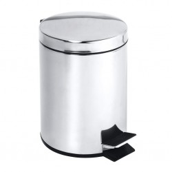 HOPA - Odpadkový kôš „Soft Close“, 5l, 205×265×205 mm - Farba - Chróm (KDBE104315012)