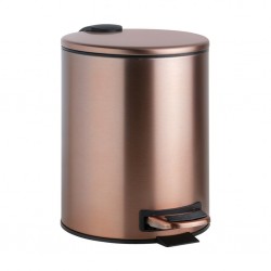 HOPA - Odpadkový kôš „Soft Close“, 5l, 205×265×205 mm - Farba - Ružové zlato brúsená (KDBE155315010)
