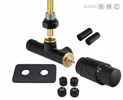 HOPA - ONE-SADA, univerzálny jednobodový ventil s mosadznou rozetou - Farba - Čierna (RDONESADAMRB)