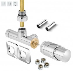 HOPA - ONE-SADA, univerzálny jednobodový ventil s plastovou rozetou - Farba - Chróm (RDONESADAPRC)