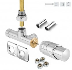 HOPA - ONE-SADA, univerzálny jednobodový ventil s plastovou rozetou - Farba - Chróm (RDONESADAPRC)