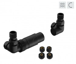 HOPA - PRIME-SADA, univerzálny rohový ventil - Farba - Čierna (RDPRIMESADAB)