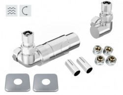 HOPA - PRIME-SADA, univerzálny rohový ventil s mosadznou rozetou - Farba - Chróm (RDPRIMESADAMRC)