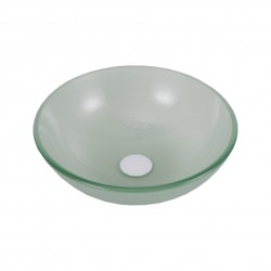 HOPA - Sklenené umývadlo na dosku BREDA 42×13,5 cm (OLKLTG101)