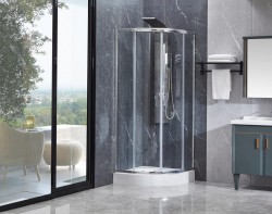 HOPA - Sprchovací kút LUGO - FARBA rámu - Chróm / Leštený hliník (ALU), Rozmer A - 80, Rozmer B - 80, Rozmer C - 195, Výplň - Číre bezpečnostné sklo - 5 mm (OLBLUGO80CC)