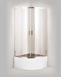 HOPA - Sprchový kút TOLEDO PLUS - Farba rámu zásteny - Hliník chróm, Rozmer A - 90, Rozmer B - 90, Smer zatváranie - Univerzálny Ľavé / Pravé, Výplň - Grape bezpečnostné sklo - 5/6 mm, Výška - 188 (OLBTOL90CGPLUS)