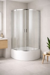 HOPA - Sprchový kút TOLEDO PLUS - Farba rámu zásteny - Hliník chróm, Rozmer A - 90, Rozmer B - 90, Smer zatváranie - Univerzálny Ľavé / Pravé, Výplň - Grape bezpečnostné sklo - 5/6 mm, Výška - 188 (OLBTOL90CGPLUS)