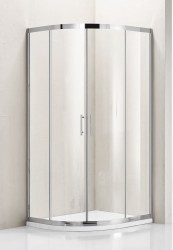 HOPA - Sprchový set MATARO INOX s vaničkou - FARBA rámu - Nerez, Materiál - Nerez, Rozmer A - 90, Rozmer B - 90, Rozmer C - 195, Smer zatvárania - Univerzálne Ľavé / Pravé, Výplň - Číre bezpečnostné sklo - 6 mm (BCMATA90NCVLM)