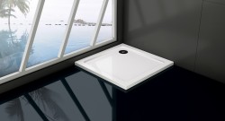 HOPA - Štvorcová mramorová sprchová vanička VENETS - Rozmer A - 80, Rozmer B - 80 (VANKCTVE80)