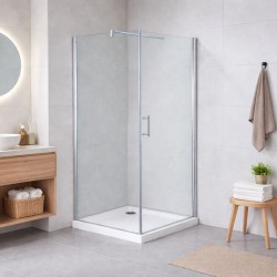 HOPA - Štvorcový sprchovací set OSUNA + AQUARIUS (OLBOSU90CC)