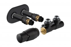 HOPA - TERM-SET, stredový ventil (Z4) - Farba - Čierna matná tmavá, Variant - Ľavá (RDTERMSETLMB)