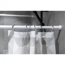 HOPA - Tyč sprchového závesu biela - Rozmery tyčí sprchových závesov - 70 - 120 cm (KD02100229)
