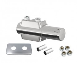 HOPA - UNI-SADA, univerzálny stredový ventil s mosadznou rozetou - Farba - Chróm (RDUNISADARMC)