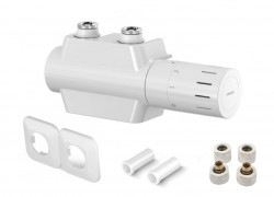 HOPA - UNI-SADA, univerzálny stredový ventil s plastovou rozetou - Farba - Biela (RDUNISADARPW)