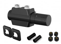 HOPA - UNI-SADA, univerzálny stredový ventil s plastovou rozetou - Farba - Čierna (RDUNISADARPB)