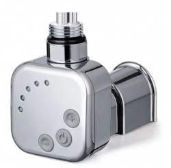 HOPA - Vykurovacia tyč BURG s termostatom - Farba vykurovacej tyče - Chróm, Typ pripojenia - Podomietkové, Výkon vykurovacej tyče - 400 W (RDOHT140002)