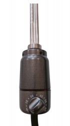 HOPA - Vykurovacia tyč PATRONA s termostatom - Farba vykurovacej tyče - Graphite, Výkon vykurovacej tyče - 150 W (RADPST155)