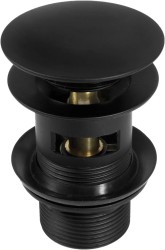 HOPA - Výpust CLICK-CLACK pre umývadlá s prepadom BLACK (BAAWA92K)