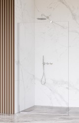 HOPA - Walk-in sprchovací kút LAGOS - Farba rámu zásteny - Hliník chróm, Rozmer A - 130 cm (BCLAGO13CC)