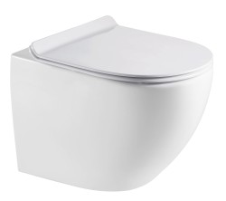 HOPA - Závesné WC ARCO LONGER RIMLESS so SLIM sedadlom Soft-close (OLKLT067ER)