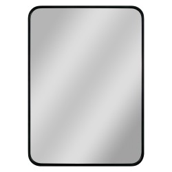 HOPA - Zrkadlo bez osvetlenia PIRNA BLACK - Rozmer A - 50 cm, Rozmer C - 70 cm (OLNZPIR5070B)