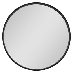 HOPA - Zrkadlo bez osvetlenia REISA BLACK - Priemer - 70 cm (OLNZREI70B)