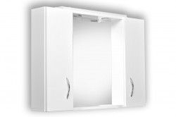 HOPA - Zrkadlo HELIOS - Nábytok - Helios - Helios 85, zrkadlo s osvetlením + skrinka (OLNHEL85)