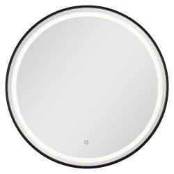HOPA - Zrkadlo s LED osvetlením TANNA BLACK (OLNZTAN70B)