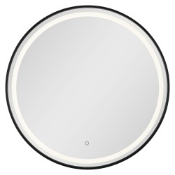 HOPA - Zrkadlo s LED osvetlením TANNA BLACK (OLNZTAN70B)