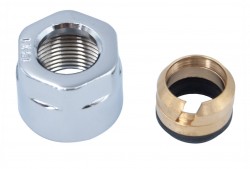 HOPA - Zverné šróbenie pre armatúry Z4 a Z7 - meď - Farba - Lesklý chróm (RDR178EX10402)