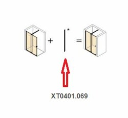 HUPPE - Náhradný diel Hüppe Xtensa pure XT0401.069 (XT0401.069)