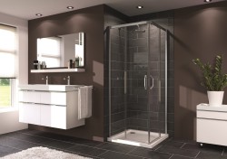 HUPPE - Sprchovací kút štvorec 90x90 cm Hüppe Next Easy Entry 145002.069.322 (SIKONEXTEE90Q)