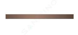 I-Drain - DZIGNSTONE Designový rošt na vaničky Solid Linear, dĺžka 70 cm, medená (DP.GS.K.0695)