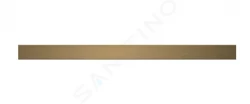 I-Drain - DZIGNSTONE Designový rošt na vaničky Solid Linear, dĺžka 79 cm, zlatá (DP.GS.G.0792)